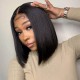 4x4 Lace Closure Bob Wigs With Baby Hair Short Straight Human Hair