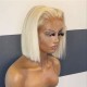 #613 Ombre Blonde Human Hair Body Wave 13x4 Lace Front Wigs With Baby Hair 150% Density