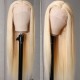  #613 Ombre Blonde Human Hair Body Wave 13x4 Lace Front Wigs With Baby Hair 150% Density