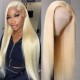  #613 Ombre Blonde Human Hair Body Wave 13x4 Lace Front Wigs With Baby Hair 150% Density