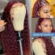 Hurela 4x0.75 Lace Burgundy Colored Jerry Curly Human Hair Wig For Women Pre-Plucked Wig Get AMEERA Same Hair Style IG Special Sale