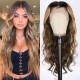 Hurela Blonde Highlight Piano Color Lace Part Wig