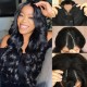 Hurela V Part Body Wave Glueless Wig No Leave Out Free Part Upgrade U Part Human Hair Wig Natural Color Clearance Sale