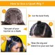 Hurela V Part Body Wave Wig No Leave Out Free Part Upgrade U Part Human Hair Wig Natural Color Whatsapp Flash Sale