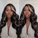 Hurela 13X4 Lace Front Wig 150% density Natural ColorBody Wave Pre-plucked Lace Front Wig 150% density Natural Color
