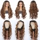 Hurela Blonde Highlight Piano Color Lace Part Wig