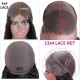 4x4 Lace Closure Bob Wigs With Baby Hair Short Straight Human Hair