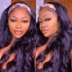 Headband Wigs Natural Black Color 150% Density Brazilian Glueless Human Hair Headband Wigs Natural Black Color Brazilian Glueless Human Hair