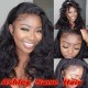 Hurela 13X4 Lace Front Wig 150% density Natural ColorBody Wave Pre-plucked Lace Front Wig 150% density Natural Color
