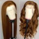 Hurela Blonde Highlight Piano Color Lace Part Wig