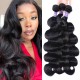 Hurela 3 Bundles Virgin Malaysian Body Wave Hair Weave Human Hair Extensions