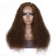 Hurela Jerry Curly 13x6 Transparent Lace Front Human Hair Wigs 180% Density