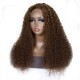 Hurela Jerry Curly 13x6 Transparent Lace Front Human Hair Wigs 180% Density