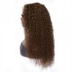 Hurela Jerry Curly 13x6 Transparent Lace Front Human Hair Wigs 180% Density