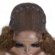 Hurela Jerry Curly 13x6 Transparent Lace Front Human Hair Wigs 180% Density
