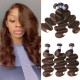 Hurela Peruvian Human Hair 3 Bundles Body Weave Hair Deals 8-26 Inch #4 Color