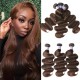 Hurela Cute Brazilian Body Wave Human Hair 3 Bundles Of Hair 8-26 Inch #4 Color