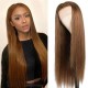 Hurela Blonde Highlight Piano Color Lace Part Wig