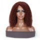 Hurela Cheap Copper Red Wigs Kinky Curly Full Machine Wig Glueless Wig