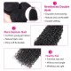 Hurela 7A Peruvian Virgin Hair Curly Weave Human Hair 3 Bundles With Lace Closure Deals