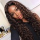 Body Wave Hairstyles Lace Part Wig Human Hair Wigs With Baby Hair 150% Density #FB30 Color