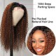 Jerry Curly 13x4 Lace Front Balayage Highlights Wig Human Hair Wig