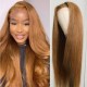 Hurela Blonde Highlight Piano Color Lace Part Wig