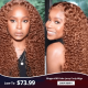 Deep Wave Hair 13x4 Pre Plucked Human Hair Lace Front Wigs 