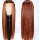 Hurela 150% Density Long Straight 13x4 Lace Frontal Wigs Natural Color