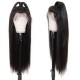 Hurela 150% Density Long Straight 13x4 Lace Frontal Wigs Natural Color