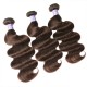 Hurela Peruvian Human Hair 3 Bundles Body Weave Hair Deals 8-26 Inch #4 Color