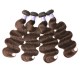 Hurela 4 Bundles Brazilian 100% Human Hair Body Wave Hairstyles Color #4