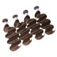 Hurela 4 Bundles Brazilian 100% Human Hair Body Wave Hairstyles Color #4