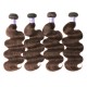 Hurela 4 Bundles Brazilian 100% Human Hair Body Wave Hairstyles Color #4