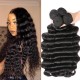 Hurela Peruvian Loose Deep Wave Hair Weave 3 Bundles 100% Human Hair