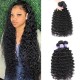 Hurela Malaysian Deep Wave Virgin Hair Weave 3 Bundles 100% Human Hair Extensions