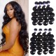 Hurela Hair 4 Bundles Deals Peruvian Body Wave Hair Weave Unprocessed Virgin Hair