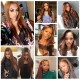 Hurela Cute Brazilian Straight Hair Weave Human Hair 3 Bundles Of Hair Deals 8-26 Inch #4 Color