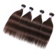 Hurela Brazilian Human Hair Straight Weave Hair Hairstyles 4 Bundles Color #4