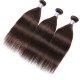 Hurela Cute Brazilian Straight Hair Weave Human Hair 3 Bundles Of Hair Deals 8-26 Inch #4 Color