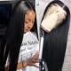 Hurela 150% Density Long Straight 13x4 Lace Frontal Wigs Natural Color