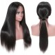 Hurela 150% Density Long Straight 13x4 Lace Frontal Wigs Natural Color