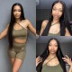 Hurela 5x5 HD Lace Closure Long Straight Hair Wigs Invisible Transparent Lace Wigs Heavy Density Brand