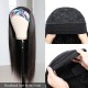 Hurela Human Hair Glueless Wigs 150% Density Natural Black