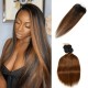 Hurela Ombre Highlights Straight Human Hair 4x4 Lace Closure Virgin Human Hair Weave #FB30 