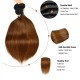 Hurela Ombre Highlights Straight Human Hair 4x4 Lace Closure Virgin Human Hair Weave #FB30