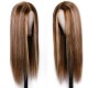 Hurela Blonde Highlight Piano Color Lace Part Wig