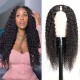 Hurela Jerry Curly Glueless U Part Wig Human Hair Beginner Friendly Wig 150% Density
