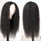 Hurela Jerry Curly Glueless U Part Wig Human Hair Beginner Friendly Wig 150% Density