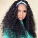 Hurela Human Virgin Hair Wigs 150% Density Virgin Hair Afro Wig